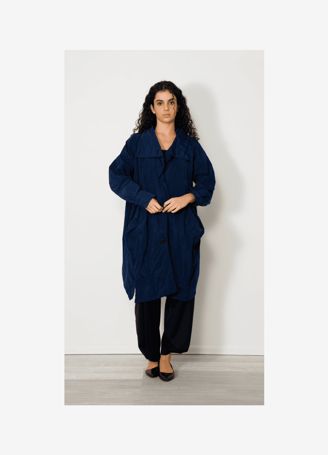 Bella oversized trench coat - view 2