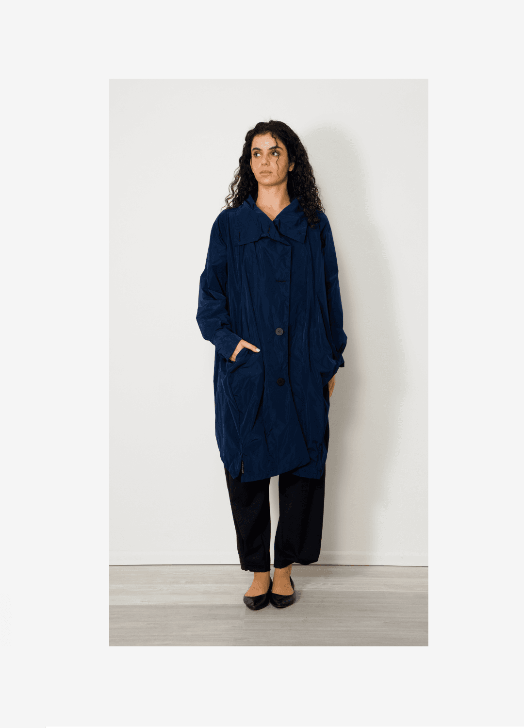 Bella oversized trench coat - view 3