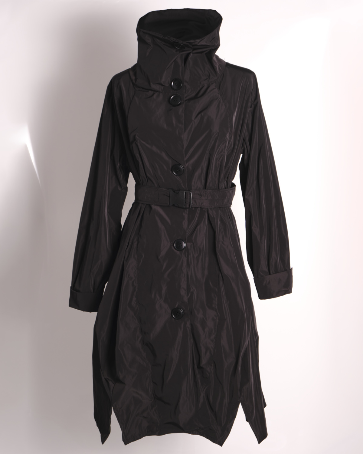 black trench coat